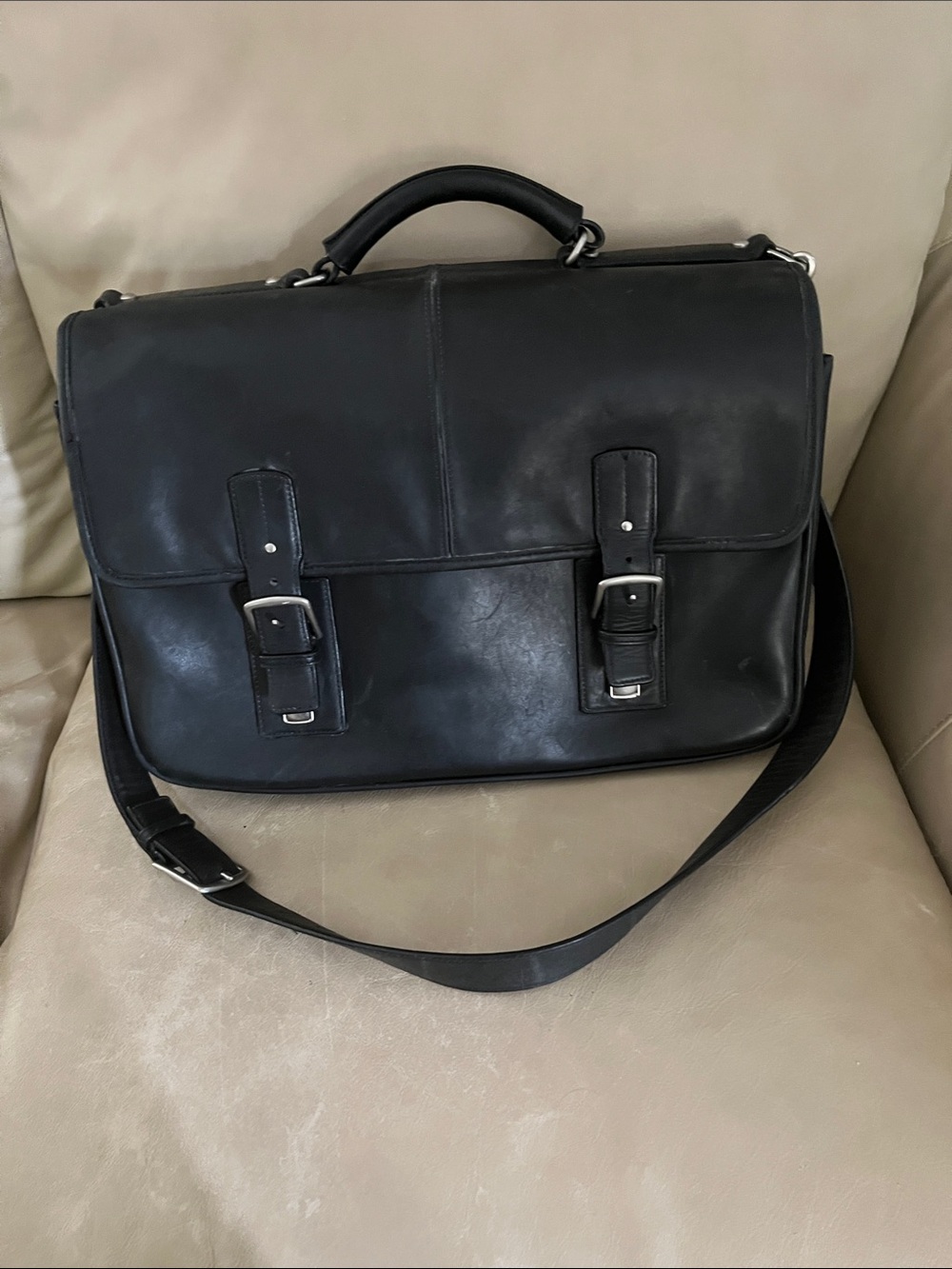 VINTAGE COACH THOMPSON EXECUTIVE BRIEFCASE/LAPTOP MESSENGER BAG